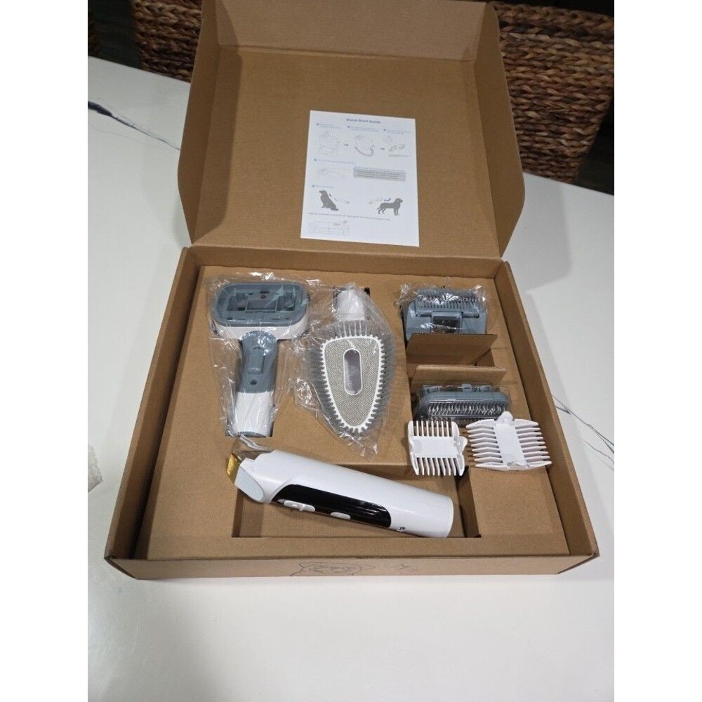 Dog & Cat Deshedding/Grooming Accessories Kit for Pet Vacuum TEENDOW D205 BOXED